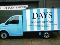 Special Box Van developed for Days Bakery
