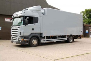Side View of Scania Fine Art Carrier