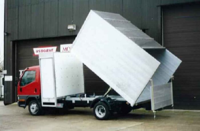 Tipper developed specifically for Tree Surgeons