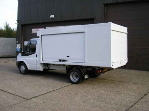 Ford Transit 350 "Quickload"™ with Closed Shutters