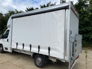 Mercedes Benz Luton White curtainside conversion